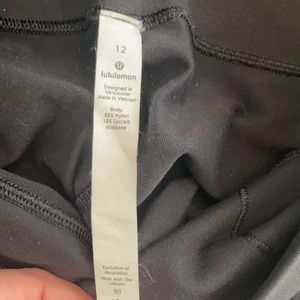 Size 12 Lululemon leggings